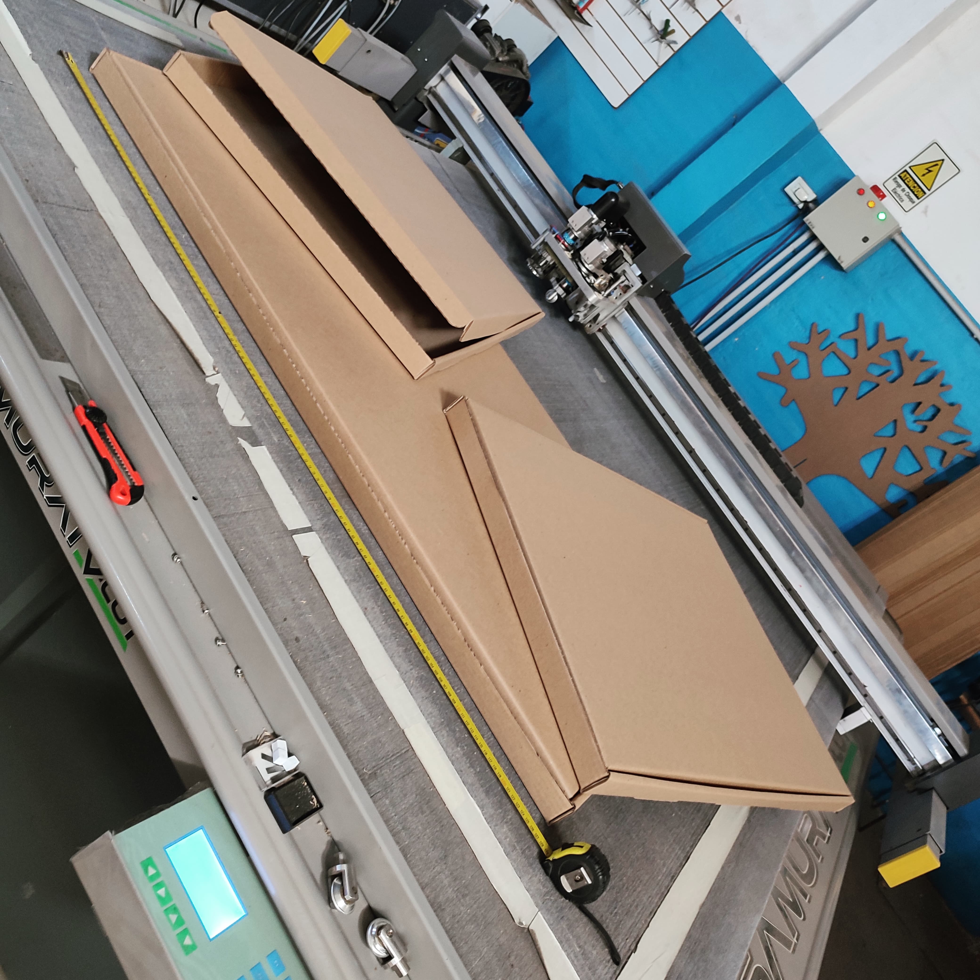 Producción personalizada de cajas de cartón